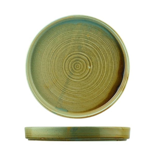 Moda Porcelain Nourish Stackable Plate Fired Earth 255x30mm - Box of 6