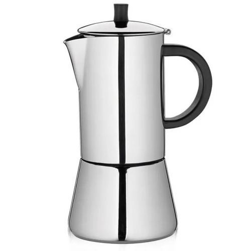 Cilio Figaro Espresso Maker Stainless Steel Mirror Polished - 6 Cups