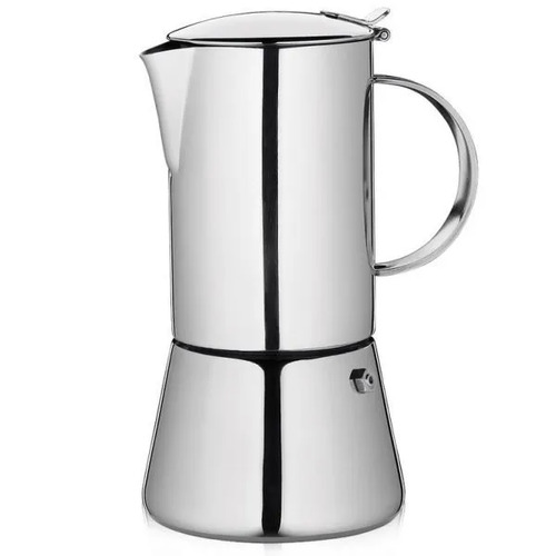 Cilio Aida Espresso Maker Stainless Steel Mirror Polished - 2 Cups