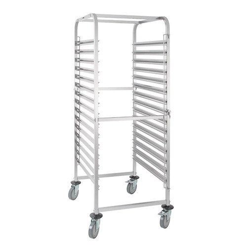 Vogue Gastronorm 2/1 Racking Trolley (15 Level)