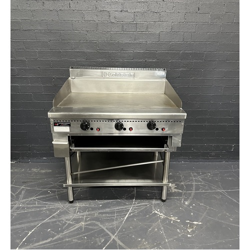 Pre-Owned Goldstein GPGDBSA36 - 900mm Griddle with Toaster on Leg Stand