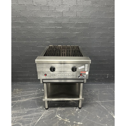 Pre-Owned Goldstein RBA-24L - Radiant Gas Char Broiler on Stand 600mm