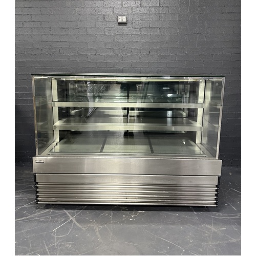 Pre-Owned Koldtech SQRCD.18 - Square Glass Cake Display 1800mm