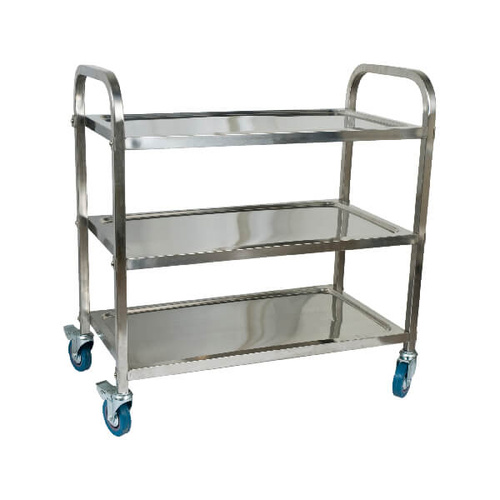 Caterrax TR-550 - Stainless Steel Serving Trolley