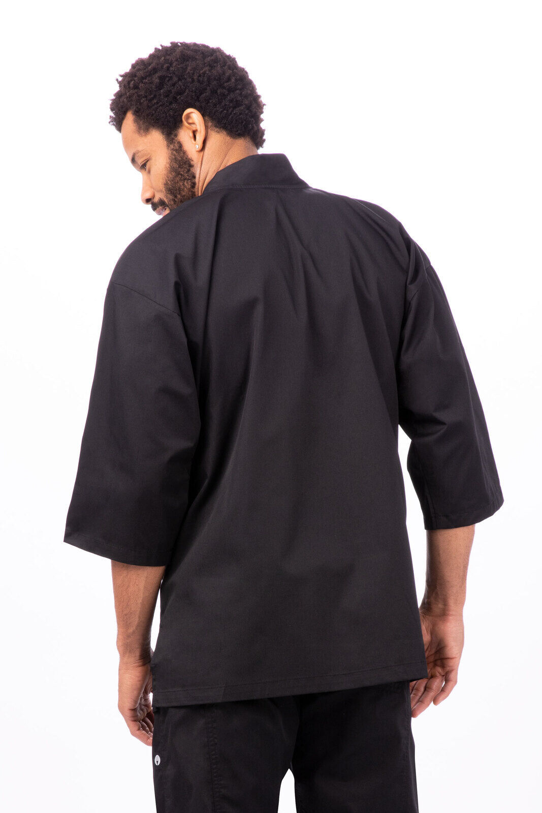 Chef Works Black Sushi Server Jacket SUBK