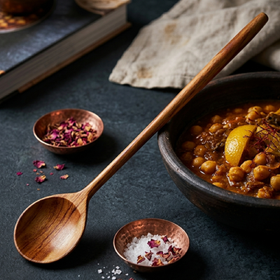 Alam Munela Teak Wooden Spoon - 220mm