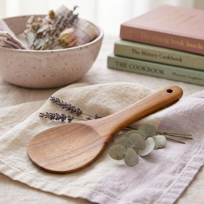 Alam Adiva Teak Wooden Spoon - 205mm