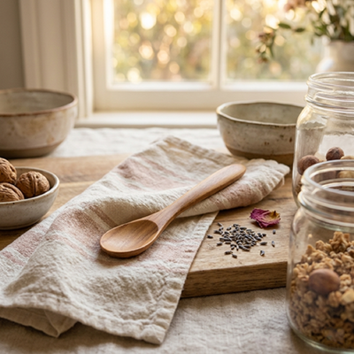 Alam Alila Teak Wooden Spoon - 125mm