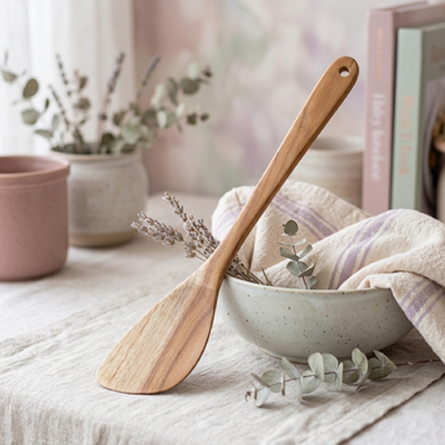 Alam Alegra Teak Wooden Spatula - 350mm