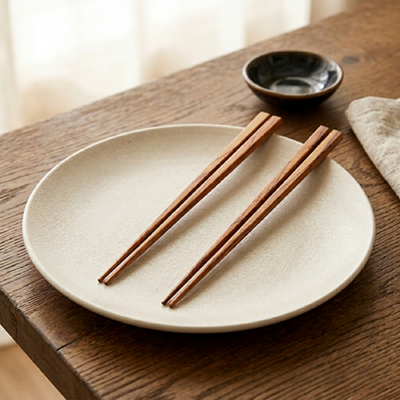 Alam Arasu Teak Wooden Chopsticks - 240mm