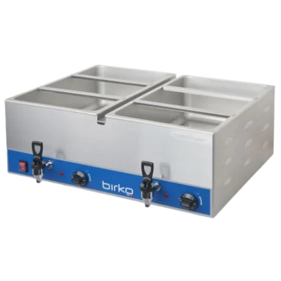 Birko 1110100 Bain Marie Double Tap - No Pans