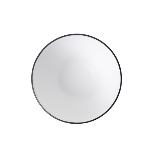 Coucou Melamine Dual Colour Round Bowl 11cm - White & Black