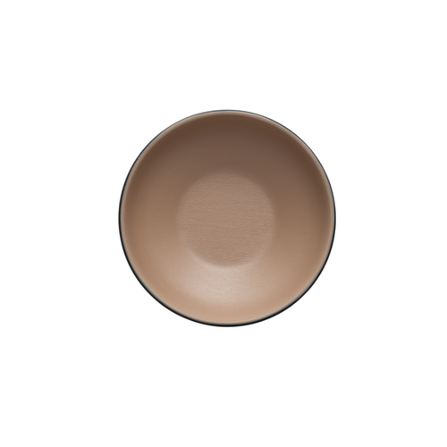 Coucou Melamine Round Bowl 12.3x3.8cm - Beige & Black