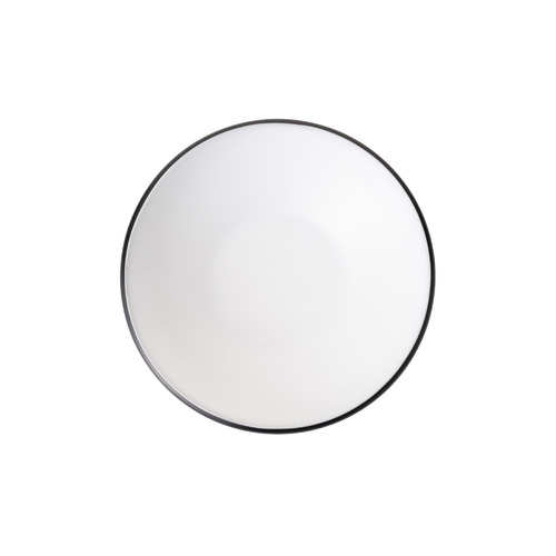 Coucou Melamine Dual Colour Round Bowl 12.3cm - White & Black