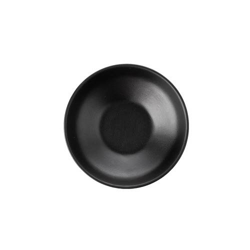 CouCou Dual Colour Round Shallow Bowl 15cm - Black & Black - 11BW15BK1
