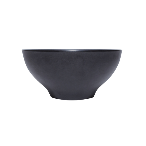 Coucou Melamine Round Bowl 15.2x7.1cm - Grey & Black