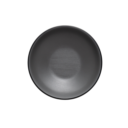 Coucou Melamine Round Bowl 14.9x4.1cm - Grey & Black