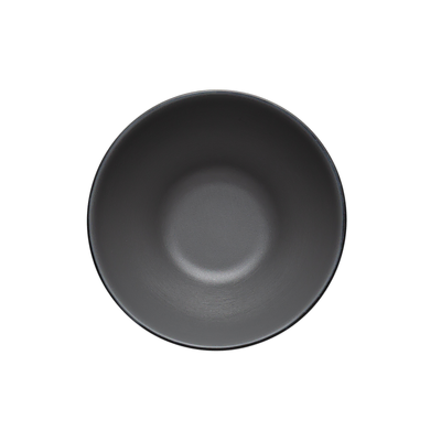 Coucou Melamine Round Bowl 16.5x7.7cm - Grey & Black