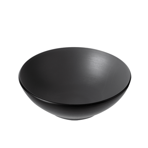 Coucou Melamine Round Bowl 21.2x7.2cm - Grey & Black