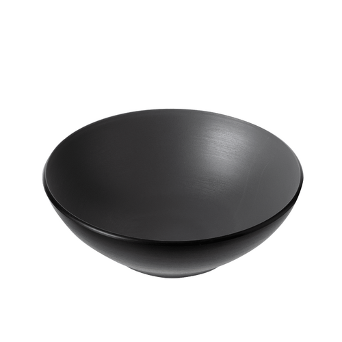 Coucou Melamine Round Bowl 21.2x7.2cm - Grey & Black - 11BW21GB1