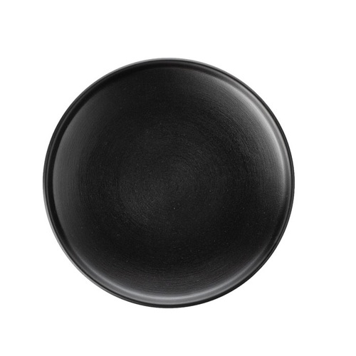 CouCou Dual Colour Round Plate 16.7cm - Black & Black