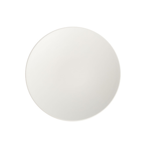 Coucou Melamine Dual Colour Round Plate 20.5cm - White & White