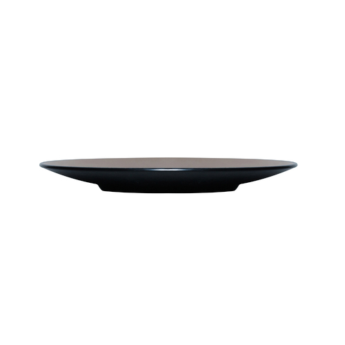 Coucou Melamine Round Plate 22.9x2.5cm - Beige & Black