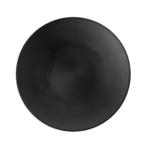 CouCou Dual Colour Round Plate 30cm - Black & Black - 11PL30BK