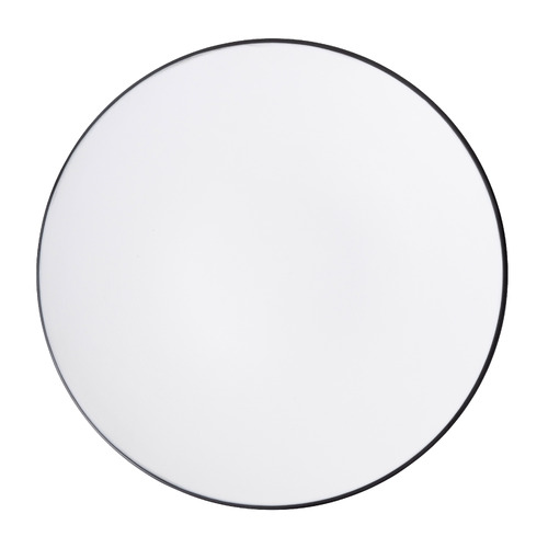 Coucou Melamine Dual Colour Round Plate 30cm - White & Black - 11PL30WB