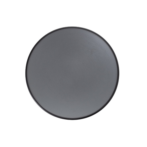 Coucou Melamine Side Plate 20.5cm - Grey & Black (Box of 6) - 11PS20GY