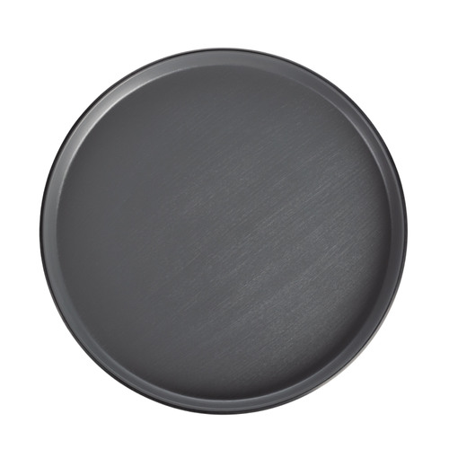 CouCou Dual Colour Round Edge Plate 27cm - Grey & Black - 11REP27GB