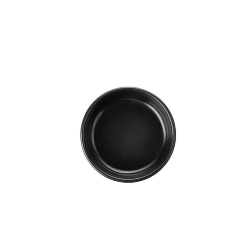 CouCou Dual Colour Round Sauce Dish 7.6cm - Black & Black