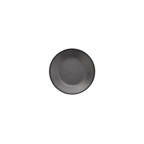 Coucou Melamine Round Sauce Dish 9.5cm - Grey & Black
