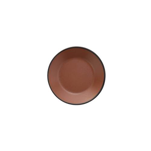 Coucou Melamine Round Sauce Dish 11.3x2.3cm - Brown & Black