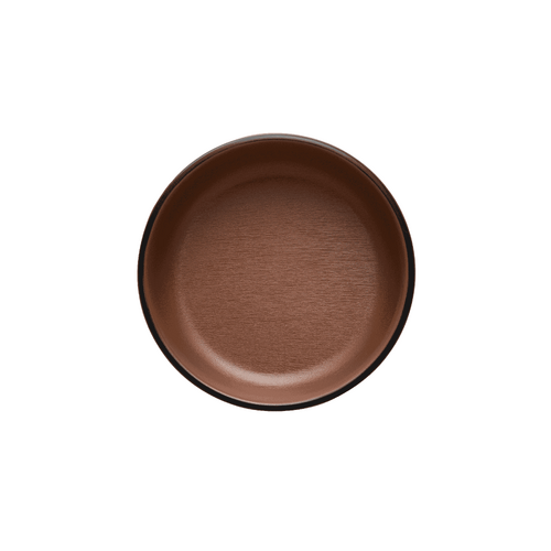 Coucou Melamine Small Round Dish 12.7x4.4cm - Brown & Black - 11SD12BB