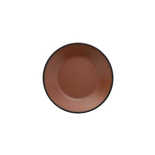 Coucou Melamine Round Sauce Dish 13x8cm - Brown & Black