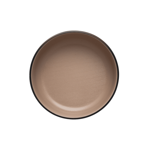 Coucou Melamine Small Round Dish 15.4x5.3cm - Beige & Black