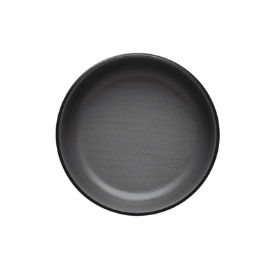 Coucou Melamine Small Round Dish 15.4x5.3cm - Grey & Black