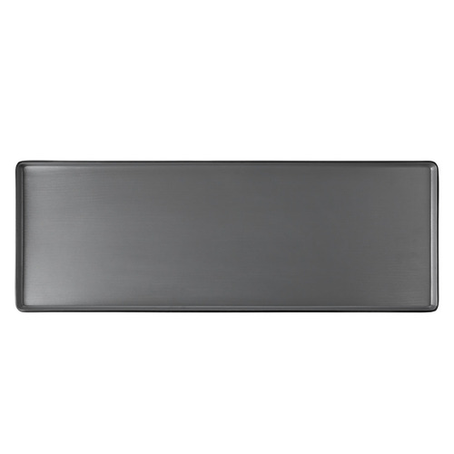 CouCou Dual Colour Rect. Plate 50x18cm - Grey & Black