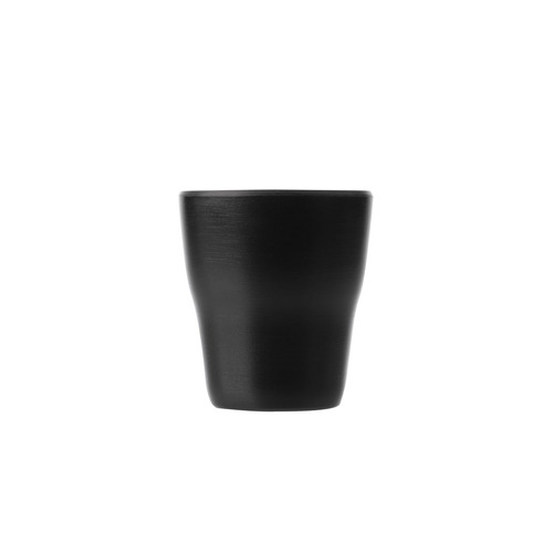 Coucou Melamine Cup 150ml/7.5x8.2cm - Black & Black - 16CP15BK