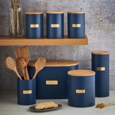 Typhoon Living Sugar Storage Canister 1.4L - Navy