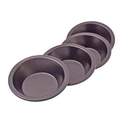 Daily Bake Non-Stick Round Pie Dish 12cm - Set of 4