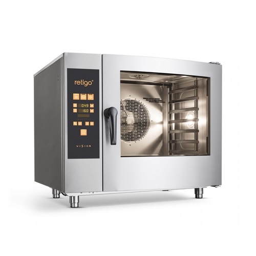 Retigo O611i Vision Orange - Electric Combi Oven 7 x 1/1 GN Tray