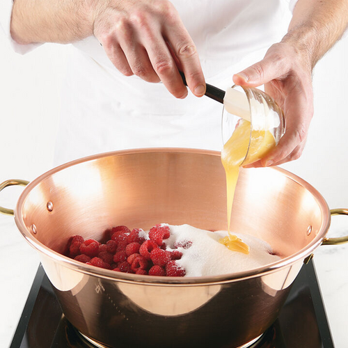 Matfer Bourgeat Jam Pan Copper 35cm Brass Handle - 303036