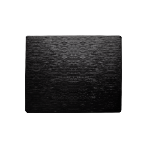 Coucou Melamine Platter Ripple 32x26cm - Black - 32BD33BK