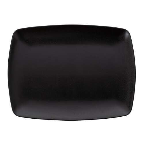 Coucou Melamine Melamine Plate 38x29x3cm - Matte Black