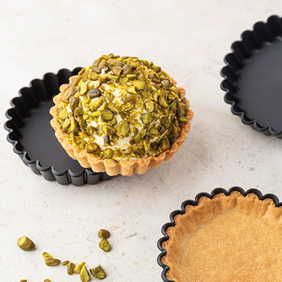 Matfer Bourgeat Exoglass Shallow Tart 80mm (Pack of 25)