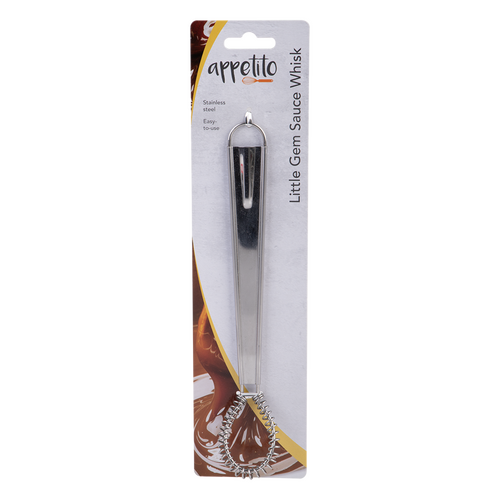 Appetito Stainless Steel Little Gem Sauce Whisk - 3592