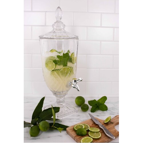 Wilkie Brothers Walston Glass Drink Dispenser 3Lt