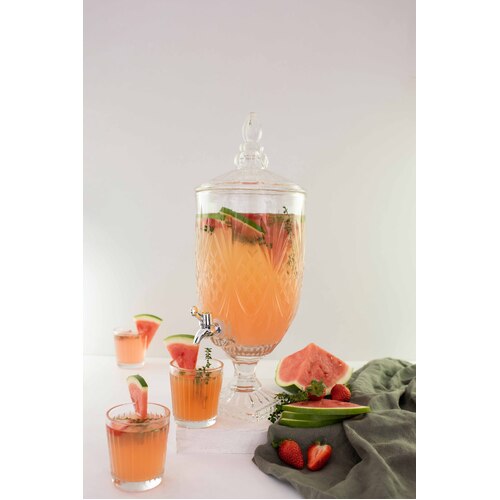 Wilkie Brothers Livingston Glass Drink Dispenser 5Lt